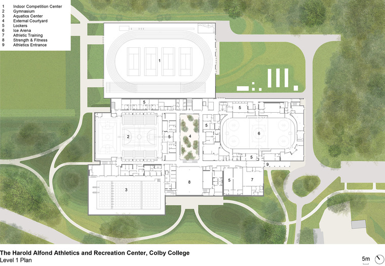 美国科比学院哈罗德·阿方德运动中心平面图1.jpg