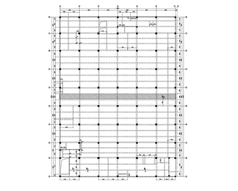 A区标高-0.050m楼面结构平面布置图.jpg