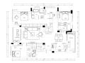 [杭州]四室两厅室内设计施工图CAD+效果图