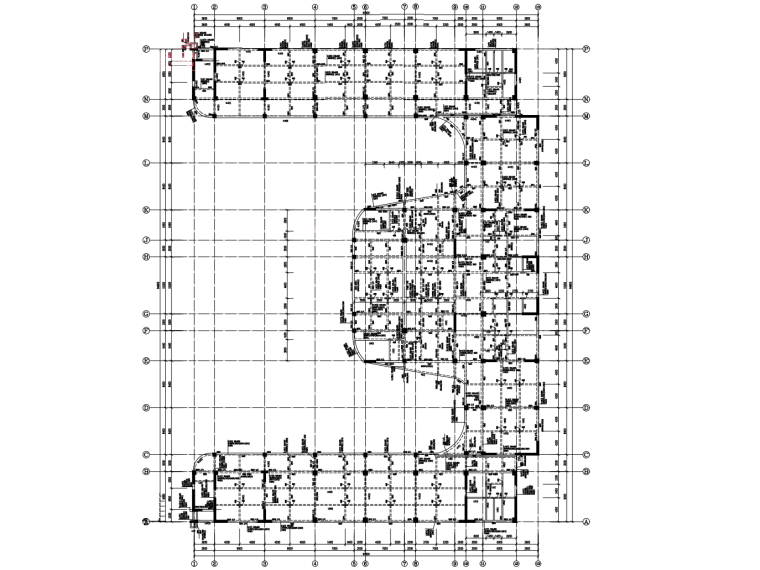 教学楼剪力墙布置图资料下载-框架剪力墙结构教学楼全套施工图2020