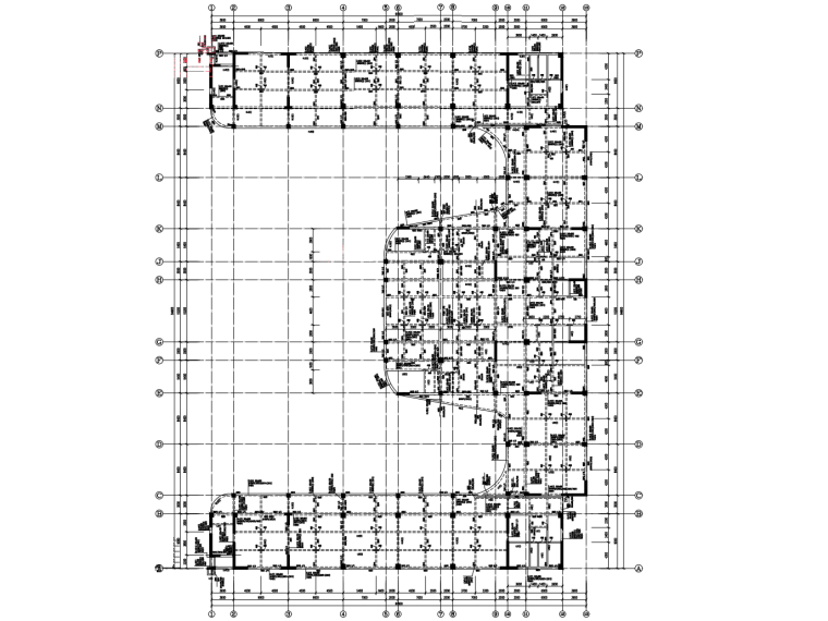 框架剪力墙结构教学楼全套施工图2020_1