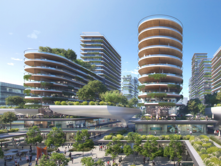 规划绿色建筑专篇资料下载-[浙江]未来社区规划设计+建筑新户型专篇