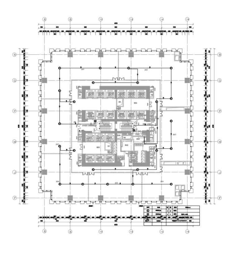5层商业建筑方案资料下载-49层（地下5层）商业办公楼图纸--弱电全套
