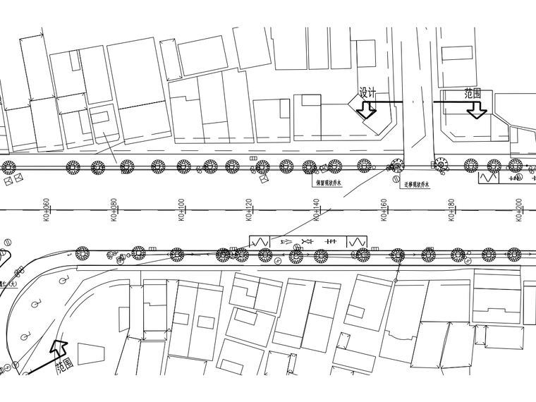 山体绿化工程图纸资料下载-[广东]大型道路改造绿化工程图纸2020+83P