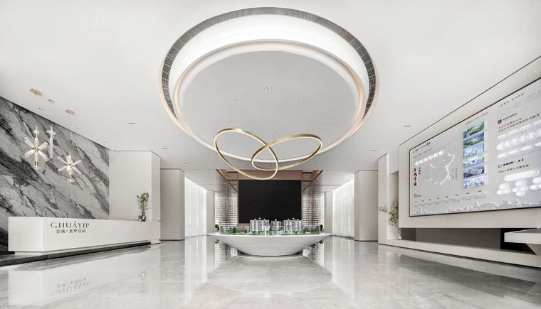 成都金成·光华壹品售楼处-商业展示空间设计案例-筑龙室内设计论坛