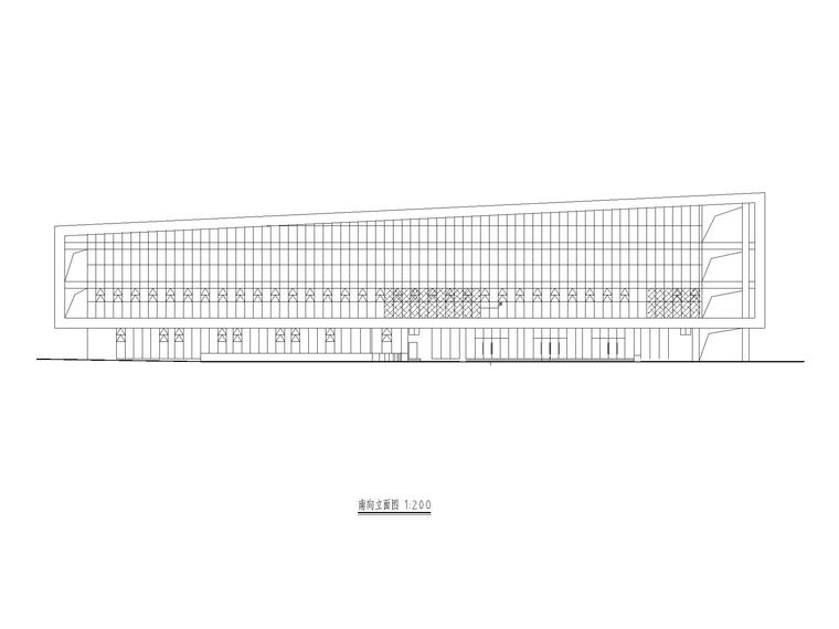 文化馆建筑施工图资料下载-[湛江]多层文化馆施工图CAD2019