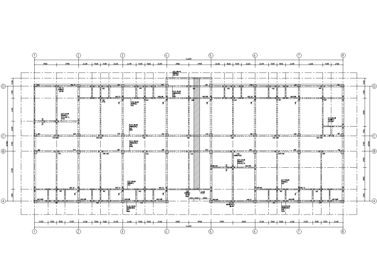 宿舍图纸混凝土框架结构资料下载-5层钢筋混凝土框架结构宿舍施工图2019