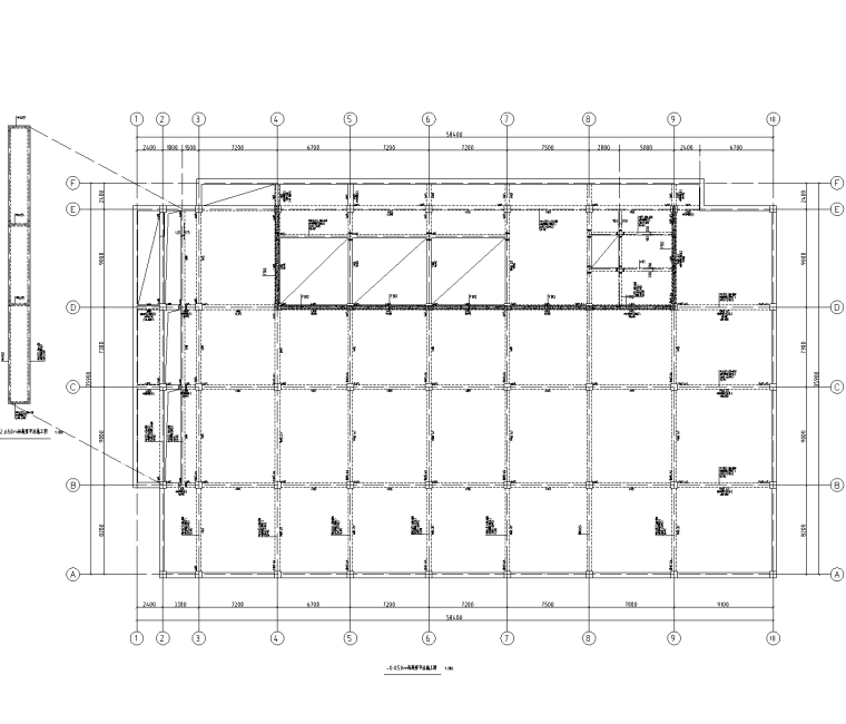 框架剪力墙建筑结构施工图资料下载-框架剪力墙结构能源站施工图2020