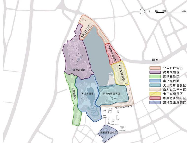 城市滨水中心城区湿地公园景观方案