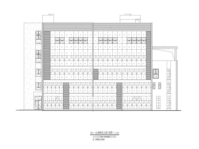 社区文体活动中心建筑图资料下载-[广东]文体活动服务中心施工图CAD2018