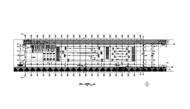 400平方钢棚图纸资料下载-厂房4560平方米图纸电气