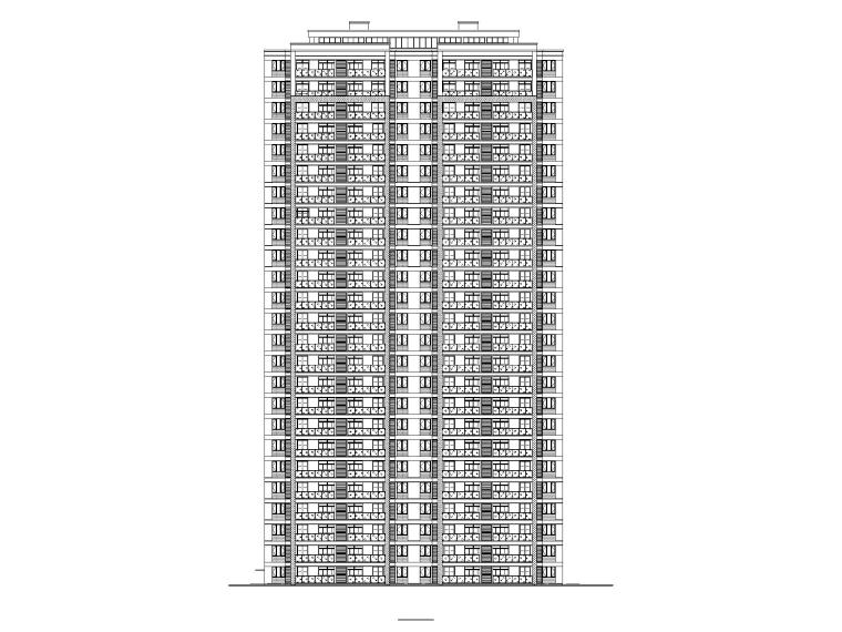 兖州高层住宅cad图资料下载-[江苏]高层住宅建筑施工图CAD2021