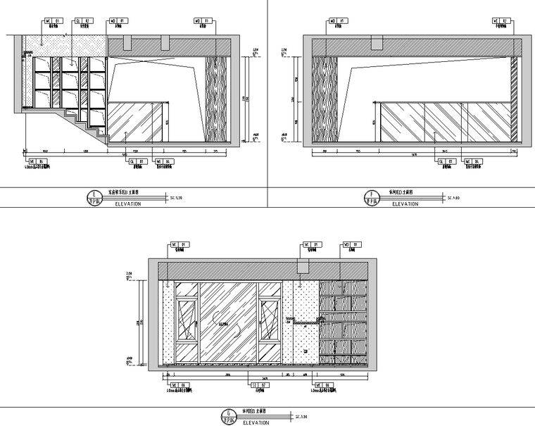 [福建]新中式别墅样板房施工图设计