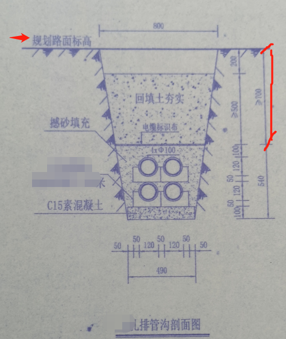 管道最小覆土厚度包括路面结构层的吗？-image.png