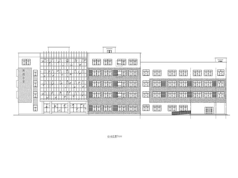 贵州省教学楼建筑施工图纸资料下载-[贵州]28班教学楼建筑施工图CAD2018
