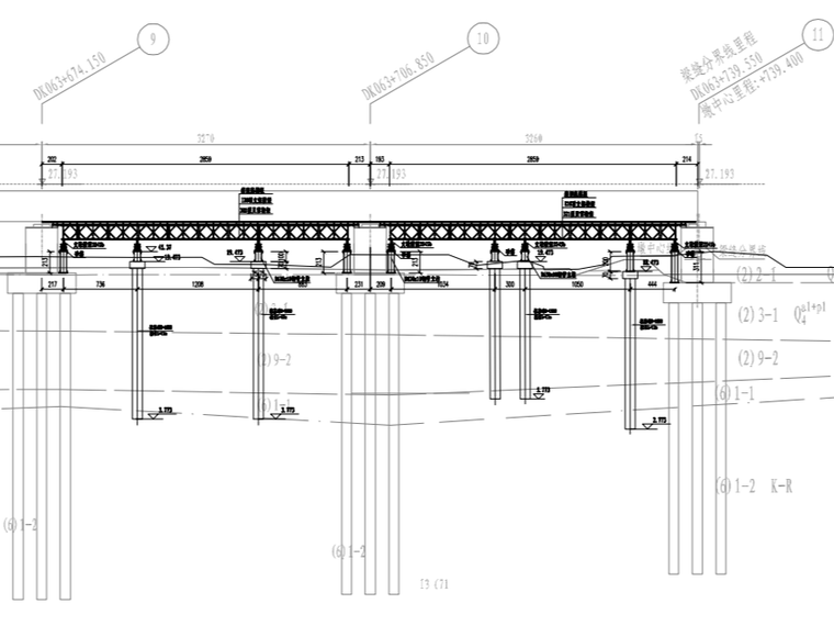 桥立面布置图资料下载-[国企]特大桥6x32m道岔连续梁支架设计图