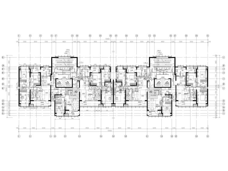 超高层公建外立面住宅资料下载-超高层3#住宅及配套公建给排水施工图2020