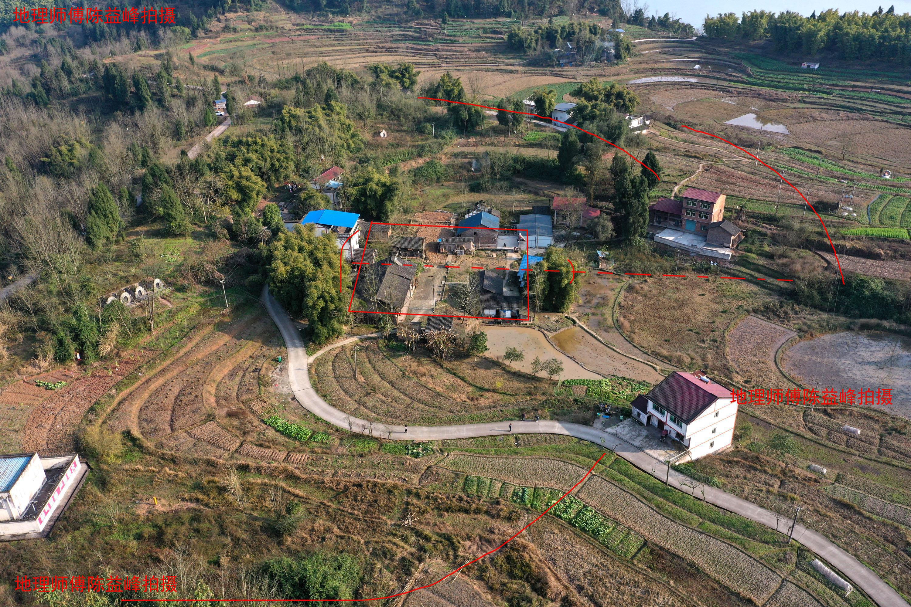 螃蟹地,飛龍結穴,窩中吐肥肉,某武將的老-建築風水-築龍建築設計論壇