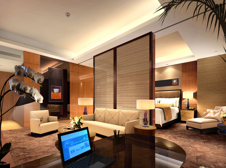 [分享]四星级大酒店设计案例效果图