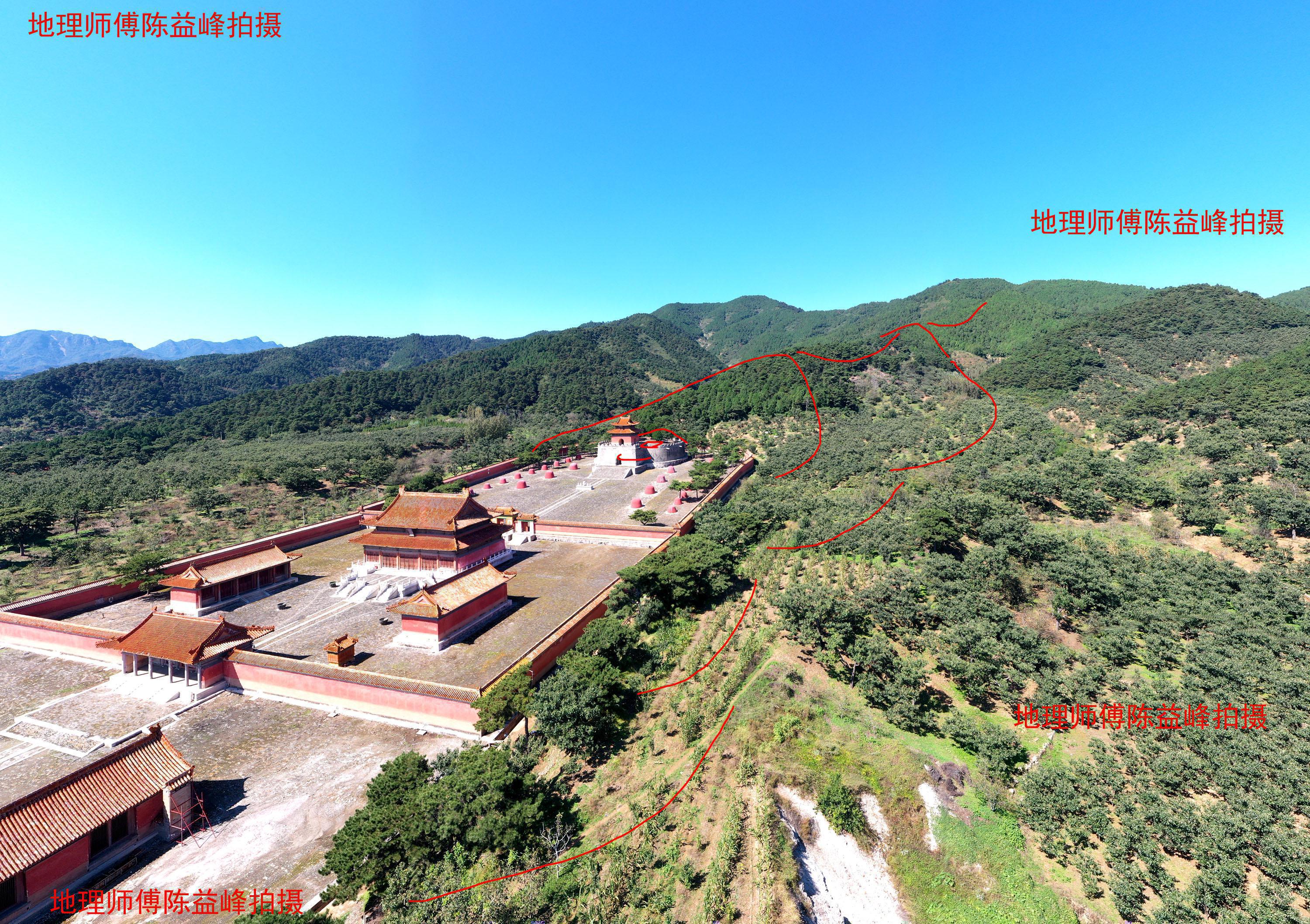 玉女梳妆穴,顺治皇后陵,清东陵之孝东陵-建筑风水-筑龙建筑设计论坛