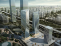 陕西CBD超高层办公综合体建筑中标方案2020