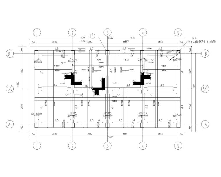 32米跨框架结构资料下载-钢混框架结构水厂厂房施工图32P
