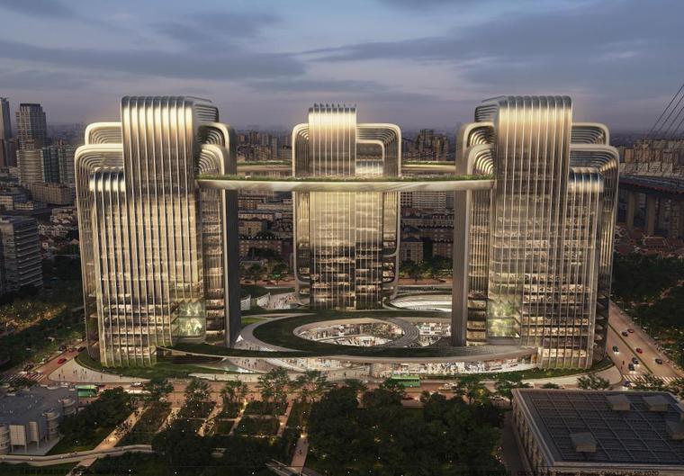 [上海]超高层办公建筑设计文本pdf2020