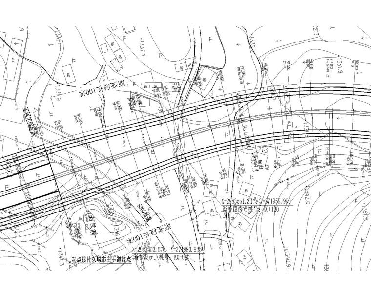 产业园技术图纸方案资料下载-[贵州]工业产业园基础道路建设图纸2020