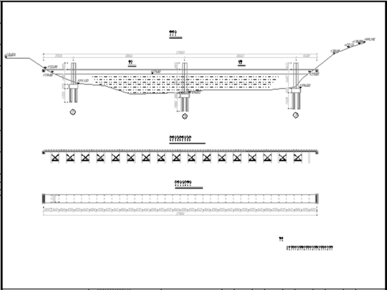 工字钢便桥施工方案组织资料下载-跨度6m宽6m工字钢钢便桥施工方案图纸（省院