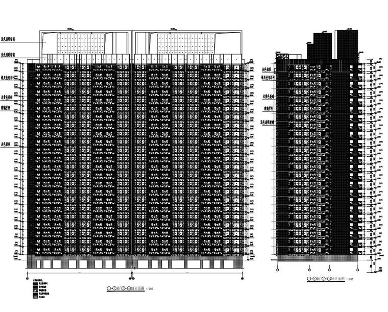 高层住宅车库建筑施工图资料下载-[广东]高层住宅+办公楼+裙房施工图PDF2019