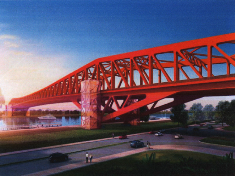 刚桁桥施工方案资料下载-大悬臂拼装钢桁梁施工方案技术交流40p