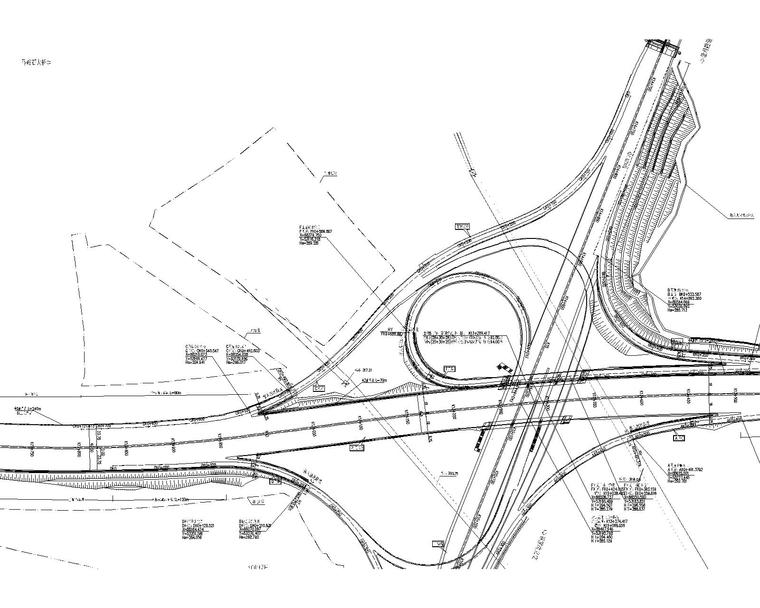 路基加筋填方施工图资料下载-高速公路改扩建工程立交匝道桥施工图2020