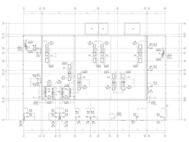 胶囊厂房暖通施工资料下载-[贵州]综合实验厂房暖通施工图2019