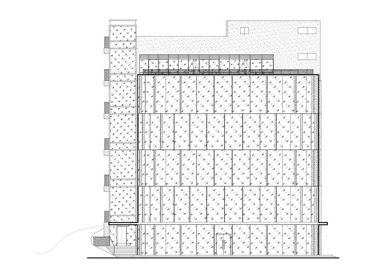 医院培训施工图资料下载-[广州]医院食堂建筑设计施工图CAD2020