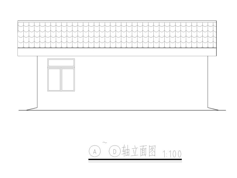 [贵州]中式中学公共厕所施工图CAD_1