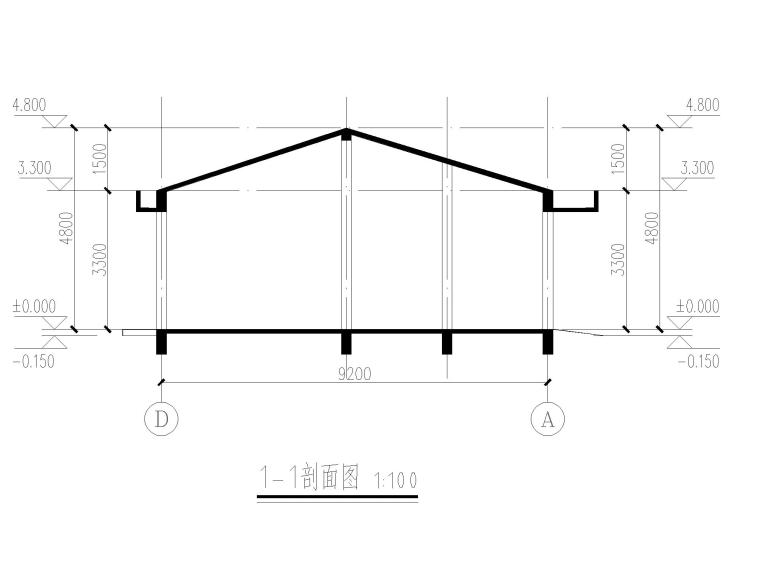 [贵州]中式中学公共厕所施工图CAD_6