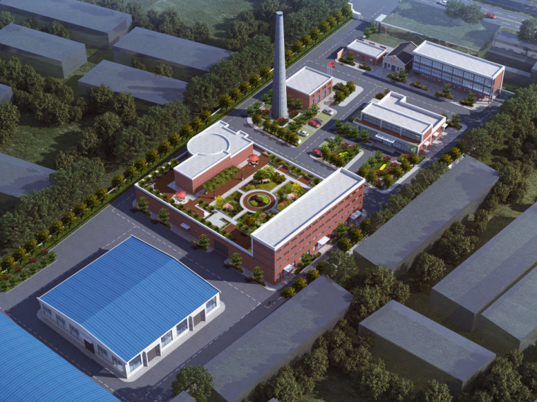 工业厂区景观规划设计资料下载-[河南]现代农业公司厂区景观规划设计2021年