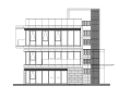 现代风格商业+售楼处建筑施工图设计CAD+SU