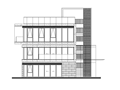 现代风格商业+售楼处建筑施工图设计CAD+SU