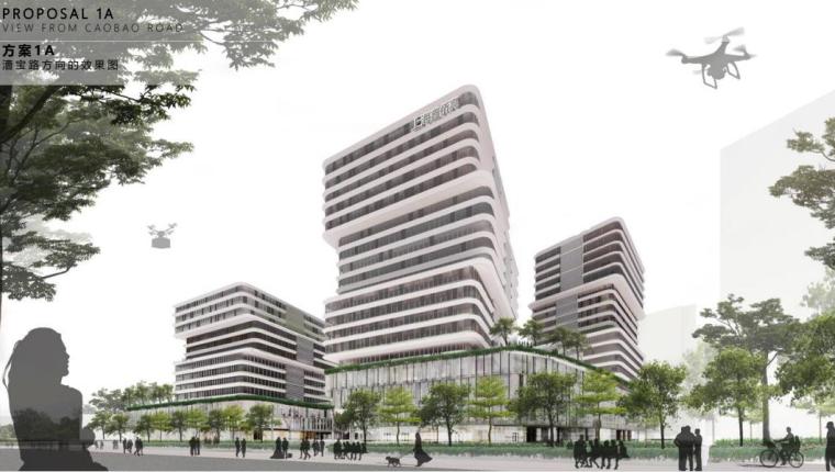 高层商业综合体防火资料下载-[上海]高层办公+租赁住房+商业综合体设计
