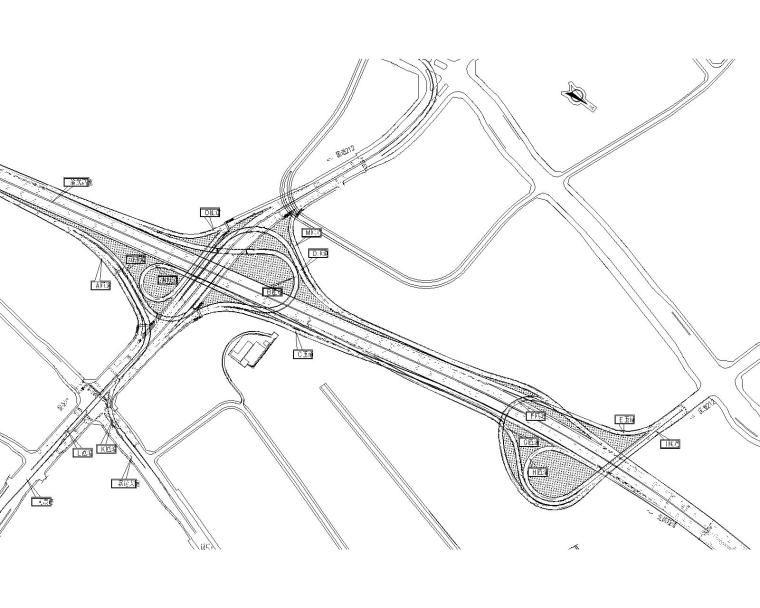 高速公路声屏障CAD资料下载-高速公路立交桥大跨度声屏障工程施工图2020