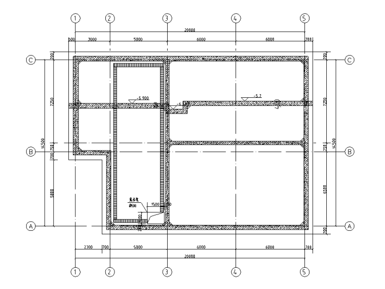 室外水电消防施工资料下载-水泵房室外水箱结构施工图