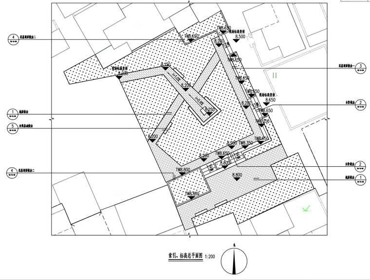 小公园景观设计施工图资料下载-[广东]村子道路绿化及小公园工程施工图2021