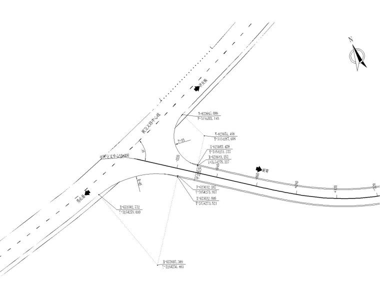 四级道路施工图纸资料下载-乡镇四级公路连接线道路工程全套施工图2021
