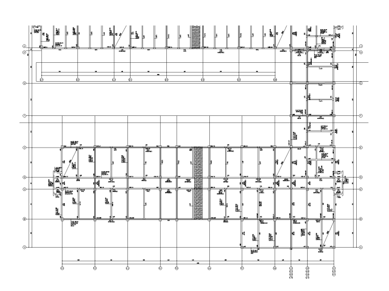 教学楼框架结构施工图纸资料下载-多层框架结构小学教学楼施工图2020