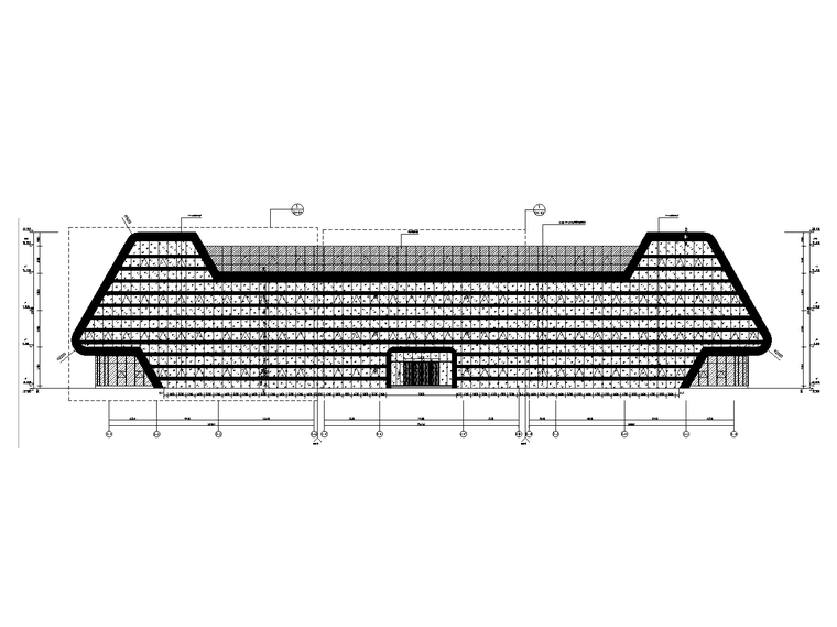 标准厂房用电负荷资料下载-3号框架结构标准厂房幕墙施工图2017+50P