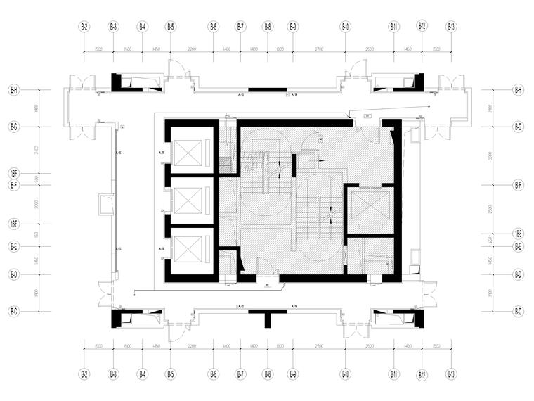 住宅首层施工图资料下载-样板间销售中心首层公寓大堂电气施工图