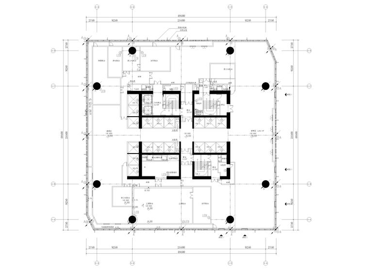 高层建筑综合体图纸资料下载-高层塔楼综合体电气施工图（全套图纸）