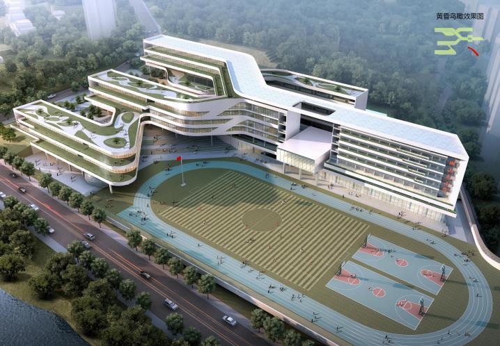 山地学院规划设计资料下载-[惠州]48班小学建筑设计文本PDF2018