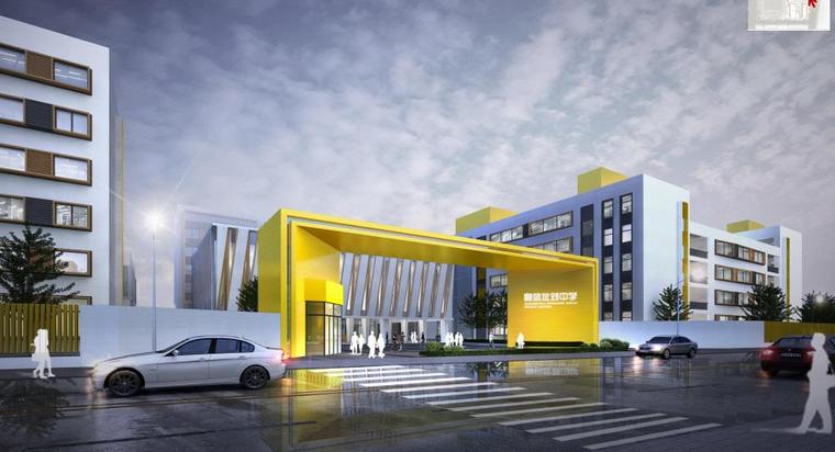 [郑州]36班中学建筑设计文本pdf2018